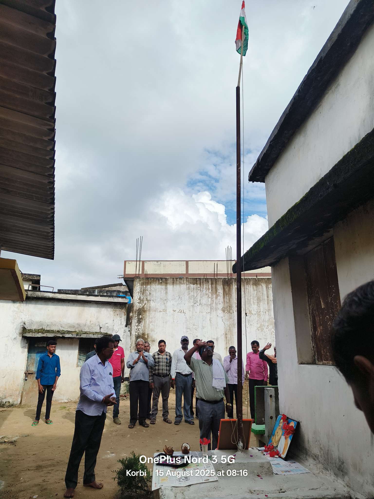 कोरबी मोरगा, सहित  रानी अटारी खदान में लहराया तिरंगा !