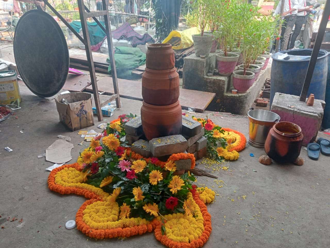 पुरी के ब्राह्मणों द्वारा भव्य भंडारे का आयोजन – सीतामढ़ी रोड पर गणेशोत्सव की धूम