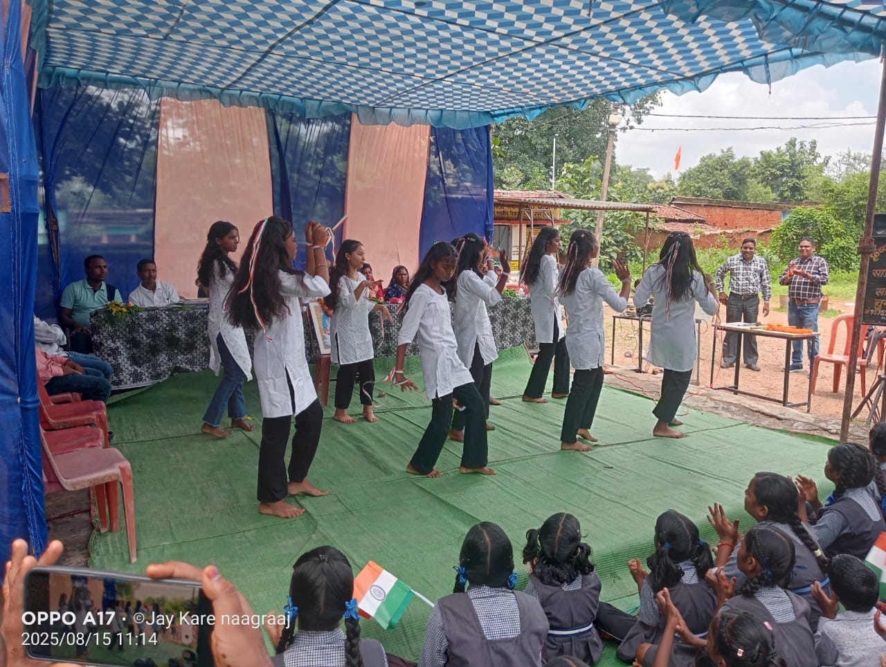 शासकीय पूर्व माध्यमिक विद्यालय नुनेरा में हर्षोल्लास से मनाया गया स्वतंत्रता दिवस