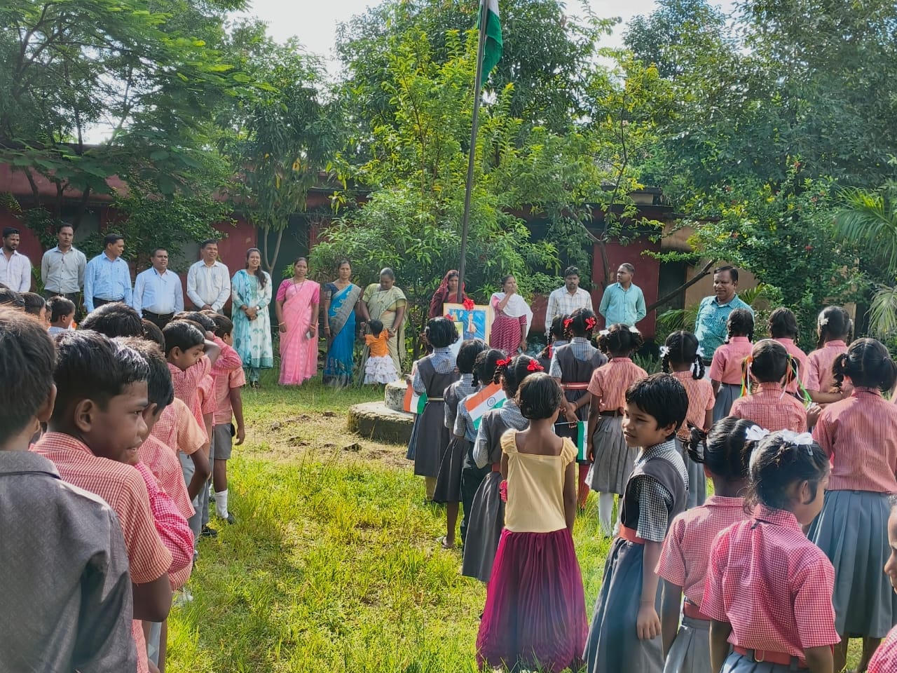 कोरबी चोटिया,लाद, पाली,जल्के,सिरमिना, में लहराया तिरंगा !