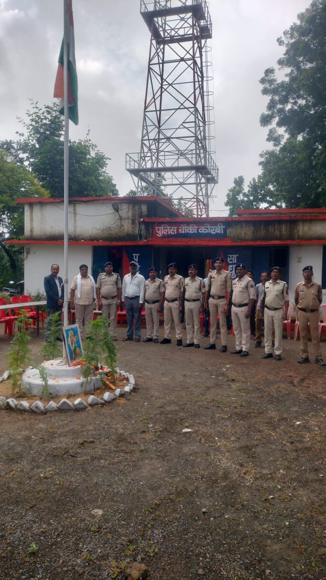 कोरबी चोटिया,लाद, पाली,जल्के,सिरमिना, में लहराया तिरंगा !