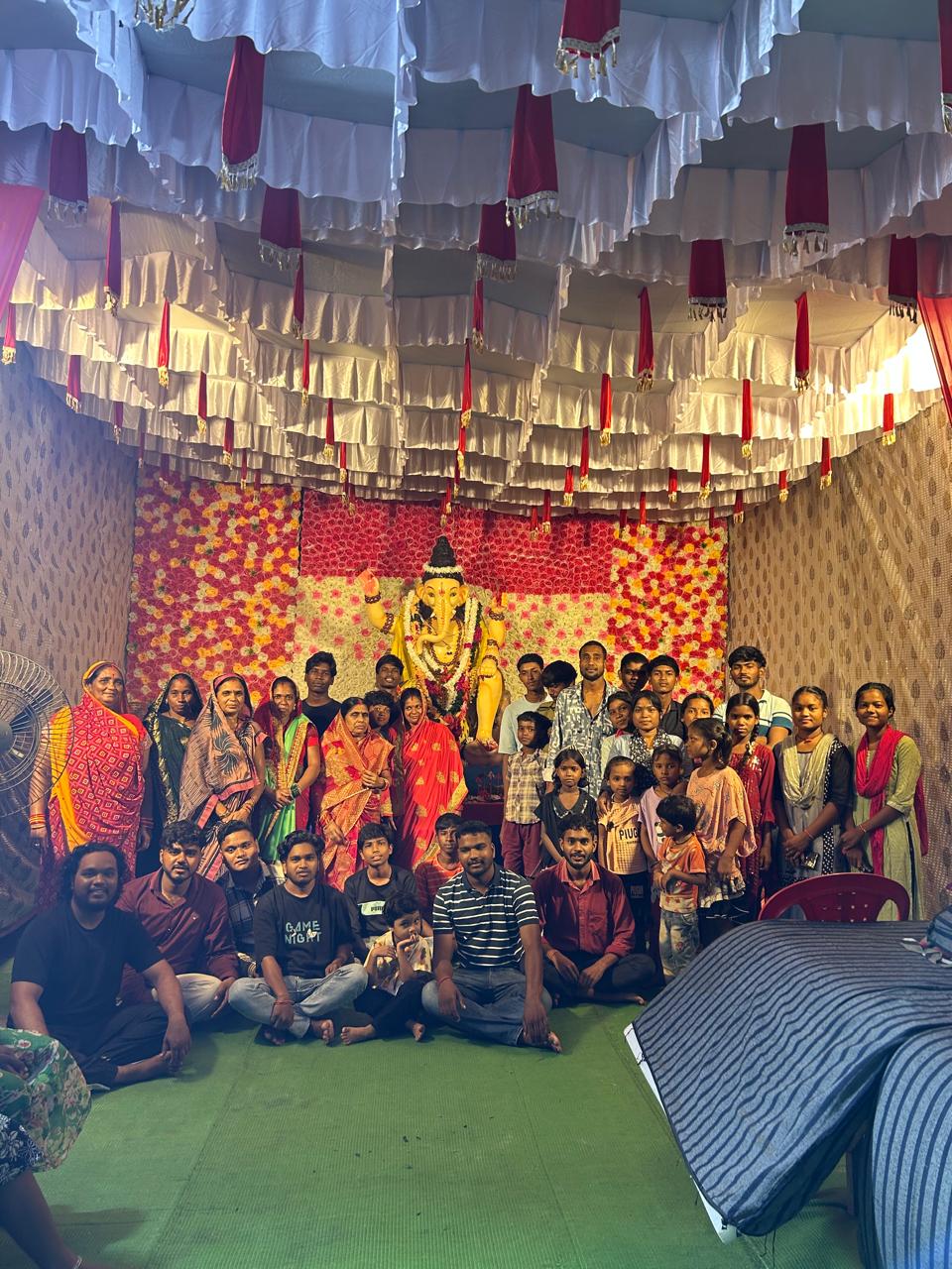 श्री सिद्धि गणेश उत्सव समिति गोपालपुर में हंसी-खुशी के साथ मना गणेश उत्सव