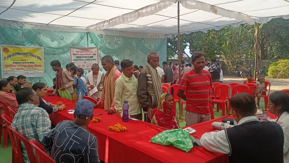 ग्राम पंचायत ईरफ में ब्लॉक स्तरीय आयुष स्वास्थ्य शिविर सफलतापूर्वक आयोजित
