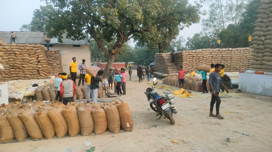 कोरबी–सिरमिना उपार्जन केंद्र में धान खरीदी व्यवस्था मजबूत, किसानों को मिला भरोसा