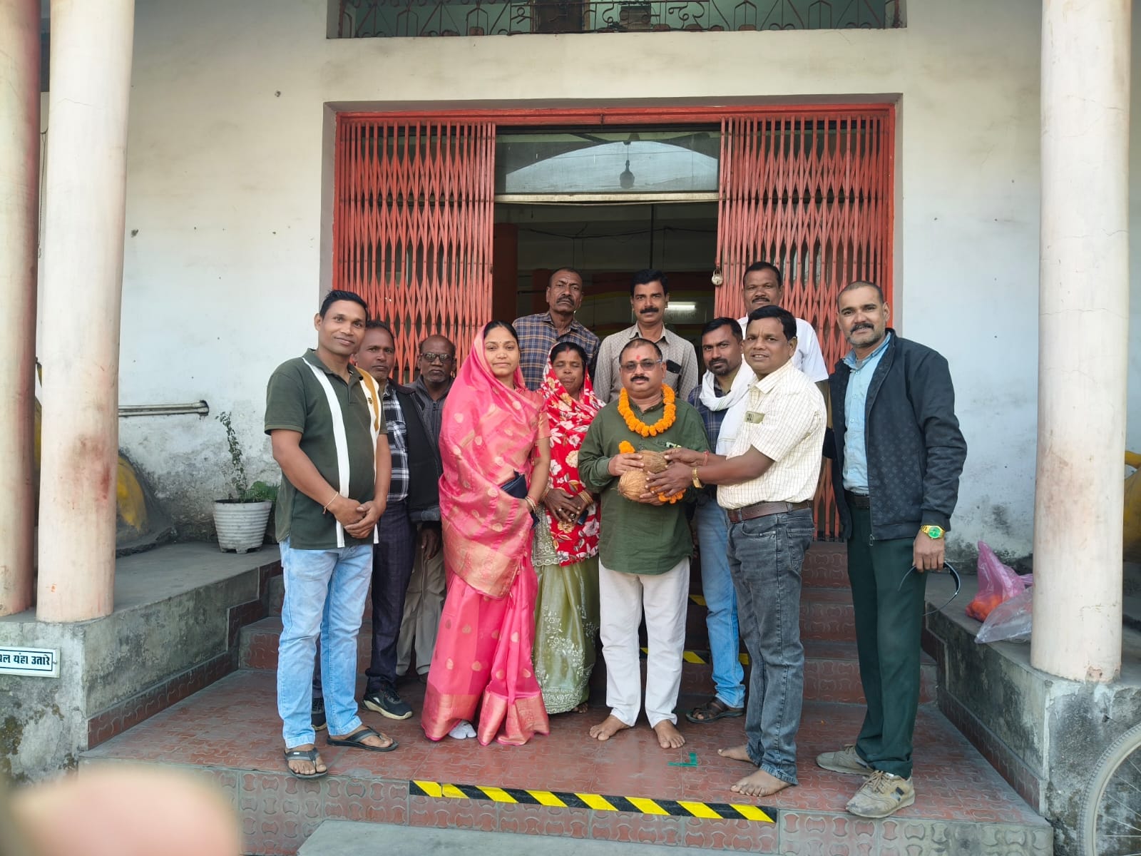 हरदीबाजार में कांग्रेस का शक्ति प्रदर्शन, कौशल श्रीवास का भव्य अभिनंदन