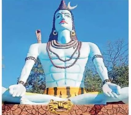 पंचवटी पहाड़ पर 50 फीट ऊंची शिव प्रतिमा तैयार, महाशिवरात्रि पर होगा लोकार्पण