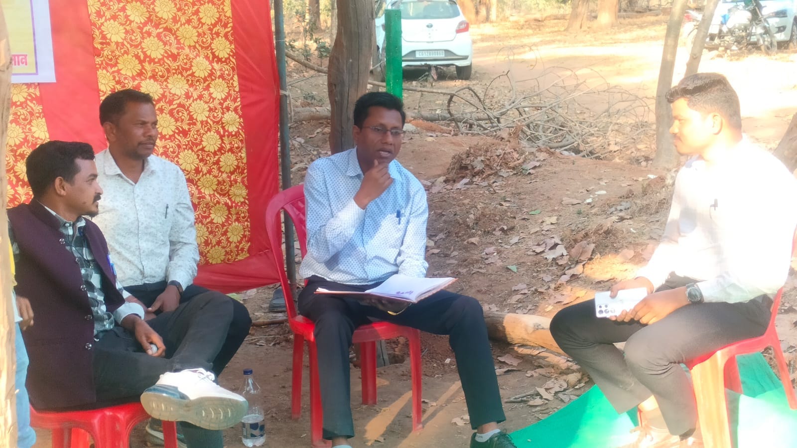 बीजा डांड में रुंगटा के खिलाफ 45वें दिन भी हड़ताल जारी