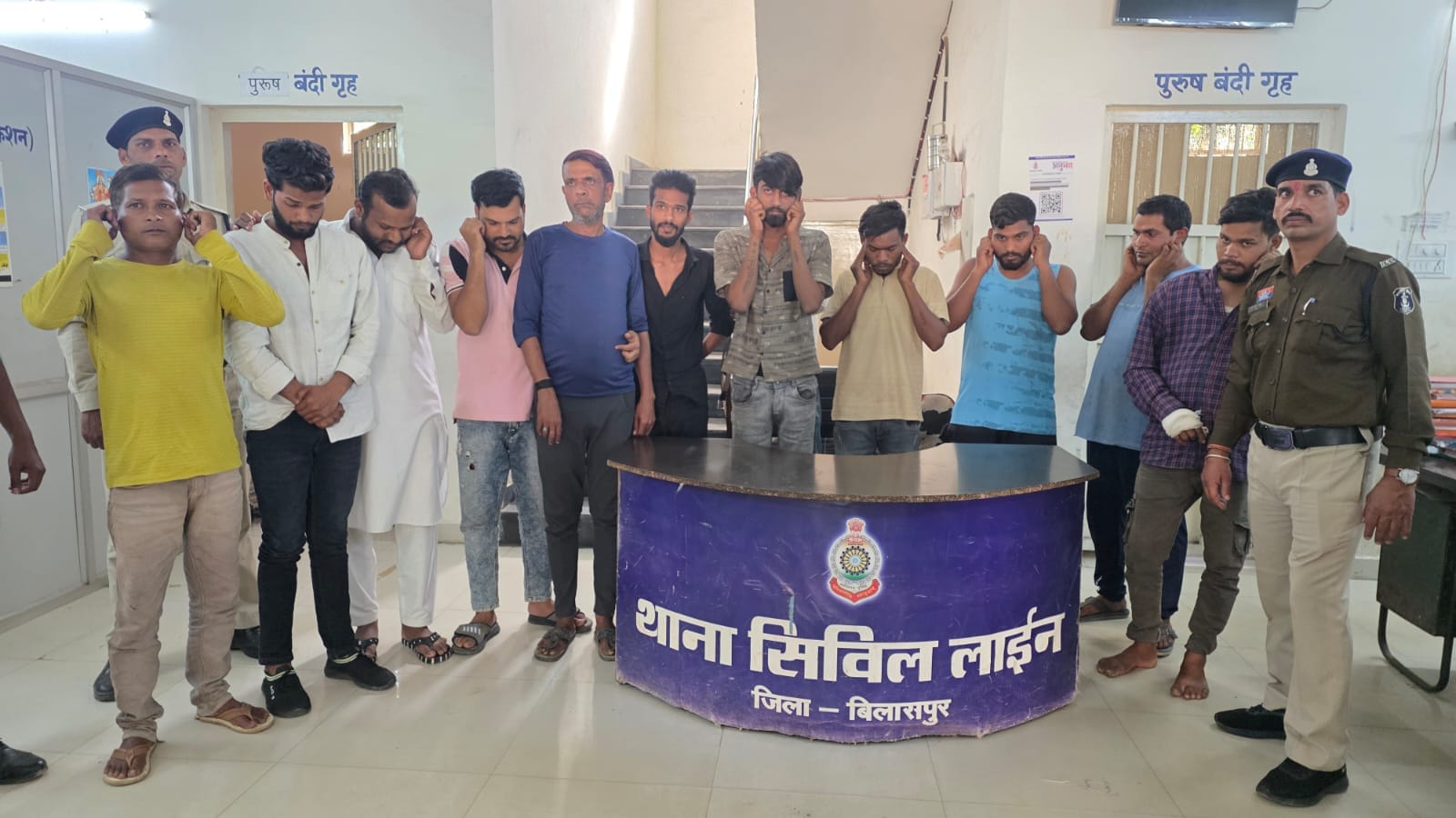 होली पर्व के मद्देनज़र सिविल लाइन पुलिस की सख्त कार्रवाई, आर्म्स एक्ट में दो गिरफ्तार, 11 पर प्रतिबंधात्मक कार्यवाही