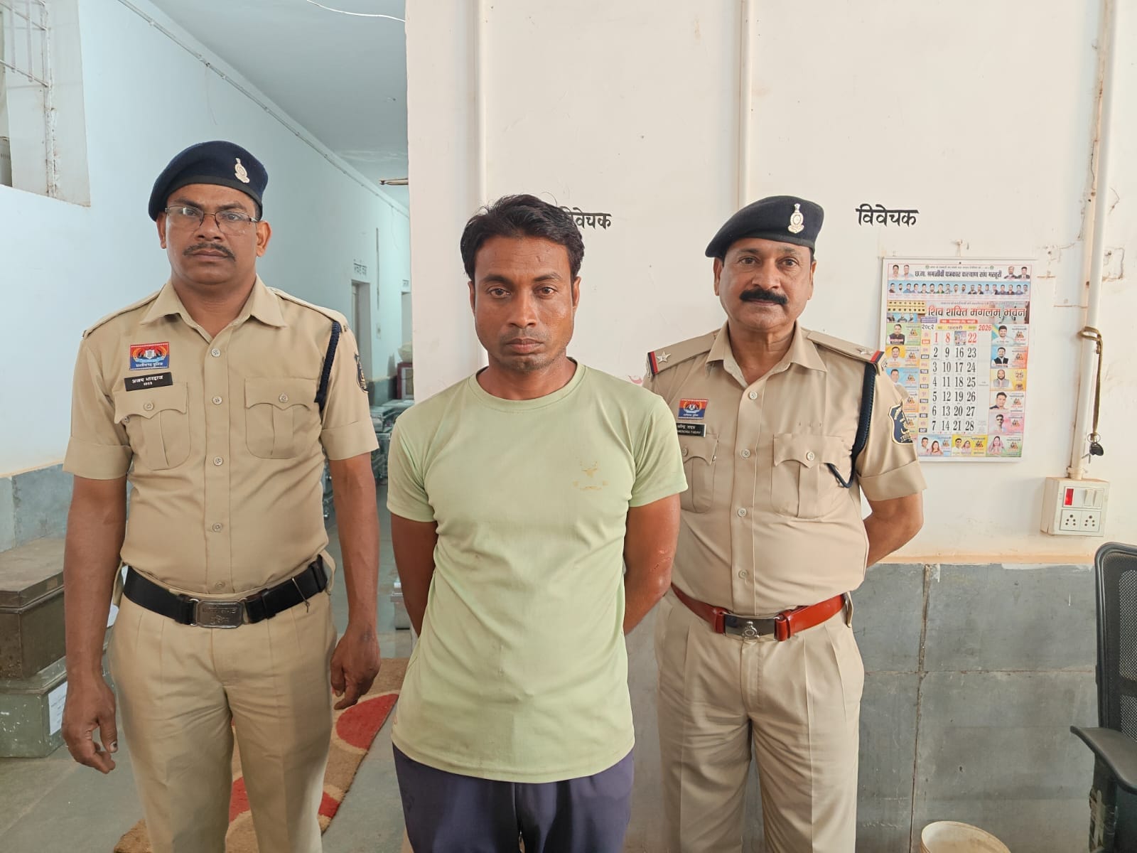 छेड़छाड़ के आरोपी को सीपत पुलिस ने किया गिरफ्तार, भेजा गया जेल