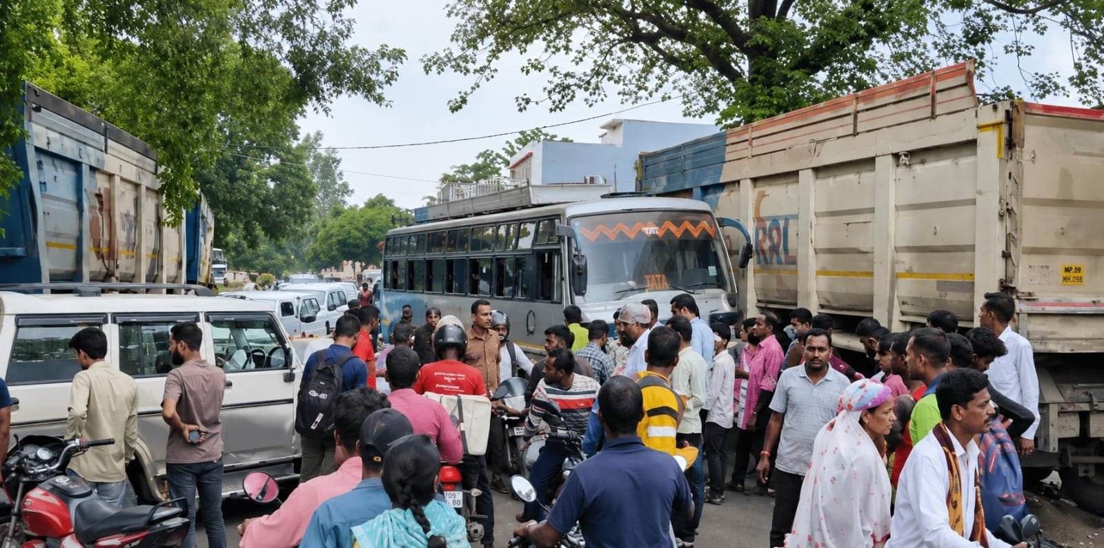 कोरबा ब्रेकिंग : बस-बोलेरो भिड़ंत, कई घायल